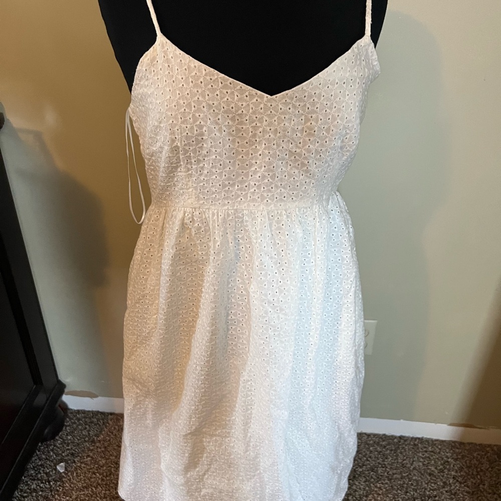 White cute size 12 spring dress